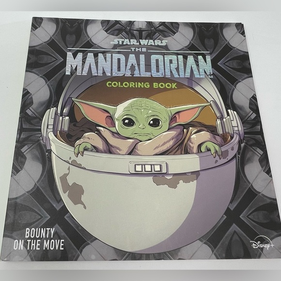 DISNEY: Coloring Book STAR WARS/MANDALORIAN:  Bounty on the Move. NEW. - Picture 1 of 8